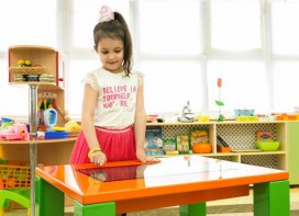 Детский интерактивный стол 43" - fgospostavki.ru - Радужный