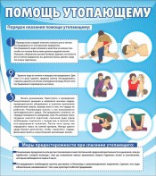 Стенд "Помощь утопающему" - fgospostavki.ru - Радужный
