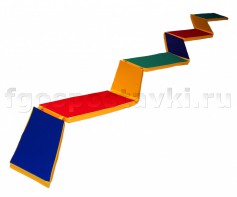 Дорожка "Зигзаг" (8 элементов) - fgospostavki.ru - Радужный